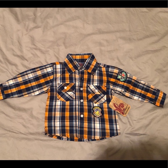 Urban Extreme Boys Button Down Shirt  12M - Picture 1 of 3